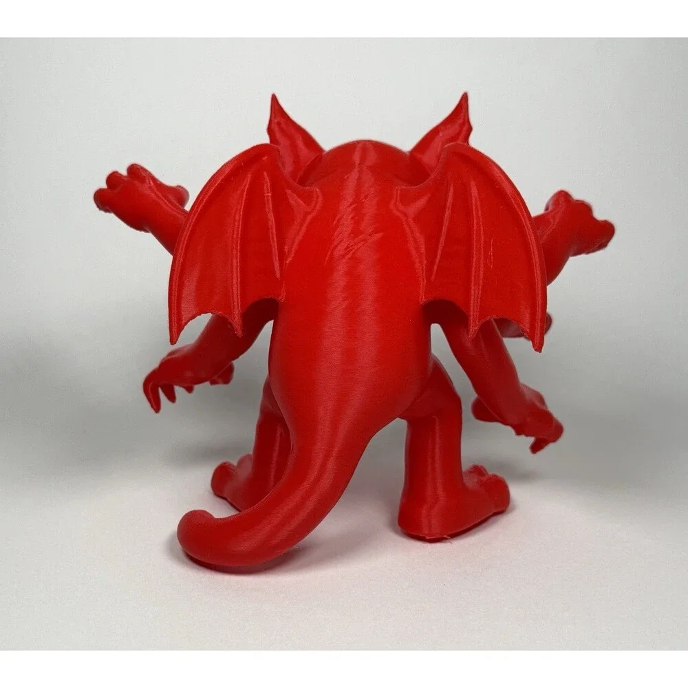 Angry Red Planet Five Armed Martian Monster Toy